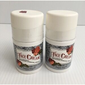 LilyAna Naturals Face Cream Rose Pomegranate 1.7 oz Set of 2